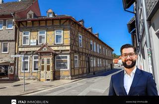 Haus kaufen in 37581 Bad Gandersheim, Historisches Fachwerkensemble mit Entwicklungspotenzial | Hotel, Boardinghouse oder Apartments
