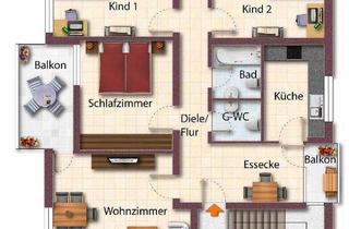 Wohnung kaufen in Klopstockstraße 18, 44805 Bochum, Bochum - Großzügige 4-Zimmer-Eigentumswohnung mit zwei Balkonen in beliebter Lage von Bochum-Harpen