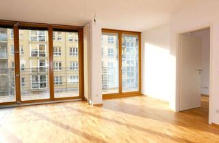 Wohnung mieten in Deutschherrnufer 46, 60594 Sachsenhausen, 2 Zimmer Mietwohnung mit großem Balkon und TG-Stellplatz direkt am Main.
