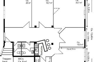 Büro zu mieten in Jahnstr. 12, 83022 Innenstadt, von privat - Helle, hohe Büroräume 2. OG, verfügbar nach Vereinbarung