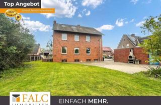 Haus kaufen in 48268 Greven, Riesiges Grundstück & viel Potenzial – Zweifamilienhaus mit Ausbaureserve in Reckenfeld
