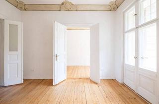 Wohnung kaufen in Bahnhofstraße 1, 12159 Berlin, Berlin - Bezugsfrei: Elegante Gründerzeit mit Stuck, Flügeltüren, Balkon und Potenzial in Friedenau