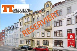 Wohnung kaufen in 26384 Heppens, TT: Charmante Altbauwohnung mit Balkon in Kurparknähe – stilvolles Wohnen mit Gründerzeitflair in Wi