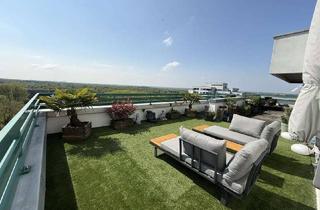 Penthouse kaufen in 40699 Erkrath, Penthouse mit großer Dachterrasse, Panoramablick & privater Sauna