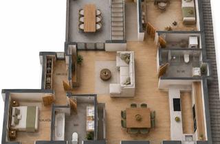 Wohnung kaufen in 64646 Heppenheim, moderne Dachgeschoss-Wohnung mit Burgblick zu verkaufen