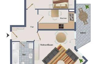 Wohnung mieten in 68549 Ilvesheim, Gepflegte 2-Zimmer-Wohnung mit Balkon, Aufzug, Einbauküche und TG-Stellplatz in Ilvesheim