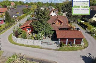 Haus kaufen in 18230 Rerik, Massives Architekten Wohn-Blockhaus mit Ferienhaus in ländlicher Lage