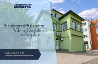 Anlageobjekt in 99086 Ilversgehofen, antaris Immobilien GmbH ** Charakter trifft Rendite: Wohn- und Geschäftshaus mit Perspektive **