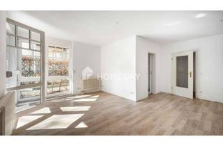 Wohnung kaufen in 01277 Striesen-Ost, Attraktive Zwei-Zimmer-Wohnung mit Terrasse, kleinem Garten und Stellplatz - sofort bezugsfrei