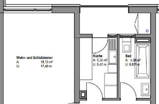 Wohnung mieten in 61440 Oberursel, Frisch modernisiert! Ruhige & günstige 1-ZKB mit Balkon am Waldrand in Oberursel-Nord