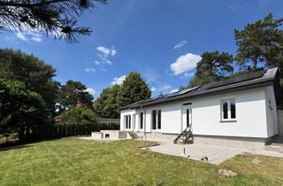 Haus kaufen in 15859 Storkow, Energieeffizienzhaus mit Garage, Gartenhaus und unverbaubarem Blick in die Natur