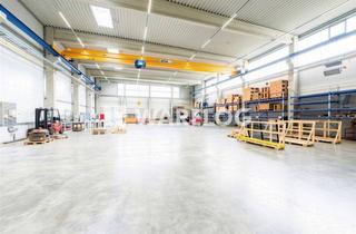 Gewerbeimmobilie mieten in 74706 Osterburken, REPRÄSENTATIVER FIRMENSTANDORT FÜR IHR BUSINESS | Stützenfreie Kranhallen mit Verwaltung zur Miete!