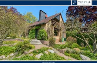 Einfamilienhaus kaufen in 25469 Halstenbek, Repräsentatives Architektenhaus auf parkähnlichem Grundstück mit Teich in Sackgassenlage