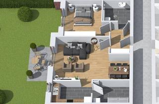 Wohnung mieten in 26203 Wardenburg, VORSCHAU | Behagliche 2-Zimmer-Wohnung in neuem Wohn- und Geschäftsgebäude in zentraler Lage Wardeburgs