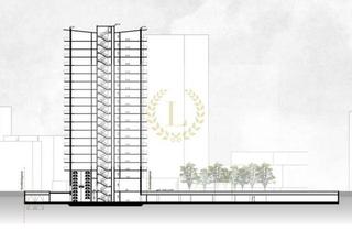 Grundstück zu kaufen in Emanuel-Leutze-Straße 11, 40547 Düsseldorf, Planungsvorsprung & Fast Lane Genehmigung: 18 Geschosse, 306 Einheiten, 13.272 m² Wohnfläche bereits eng mit städtischen Stellen abgestimmt.