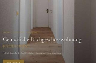 Wohnung kaufen in 74532 Ilshofen, Gemütliche Dachgeschosswohnung - provisionsfrei