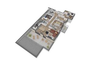 Wohnung kaufen in Stiftstraße 51, 63075 Bürgel, Attraktive 5,5 Zimmer-Wohnung im DG mit Dachterrasse und Balkon