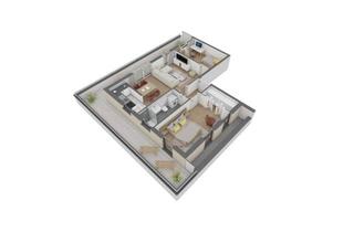 Wohnung kaufen in Von-Behring-Straße 17, 63075 Bürgel, Attraktive 3,5 Zimmer-Wohnung im DG mit Dachterrasse und Aufzug