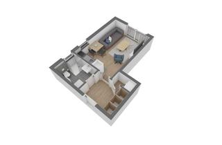 Wohnung kaufen in Stiftstraße 51, 63075 Bürgel, Attraktive 1 Zimmer-Wohnung im 1. OG