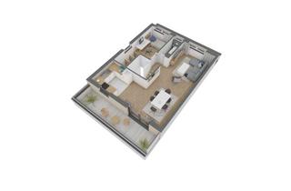 Wohnung kaufen in Von-Behring-Straße 15, 63075 Bürgel, Attraktive Maisonette-Wohnung mit 4,5 Zimmer und Dachterrasse