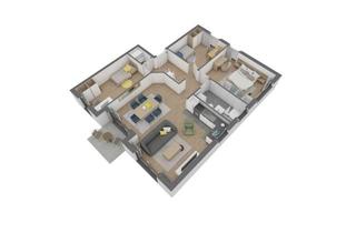 Wohnung kaufen in Von-Behring-Straße 17, 63075 Bürgel, Attraktive 4,5 Zimmer-Wohnung im EG mit eigenem Garten