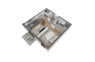 Wohnung kaufen in Von-Behring-Straße 15, 63075 Bürgel, Attraktive 2 Zimmer-Wohnung im EG mit eigenem Garten