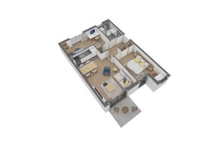 Wohnung kaufen in Stiftstraße 51, 63075 Bürgel, Attraktive 3 Zimmer-Wohnung im EG mit eigenem Garten