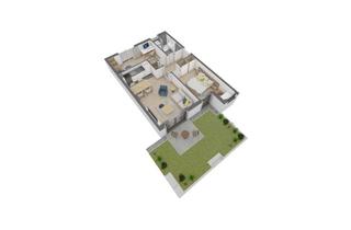 Wohnung kaufen in Stiftstraße 51, 63075 Bürgel, Attraktive 3 Zimmer-Wohnung im EG mit eigenem Garten