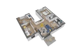 Wohnung kaufen in Stiftstraße 49, 63075 Bürgel, Attraktive 4 Zimmer-Wohnung im EG mit eigenem Garten