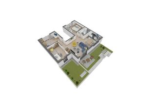 Wohnung kaufen in Stiftstraße 49, 63075 Bürgel, Attraktive 4 Zimmer-Wohnung im EG mit eigenem Garten