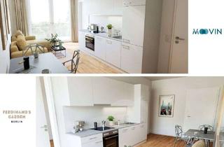 Wohnung mieten in Plauener Straße 108, 13055 Alt-Hohenschönhausen, Toll geschnittene 1,5-Zimmer-Wohnung mit BALKON im Neubauquartier 'Ferdinand's Garden'