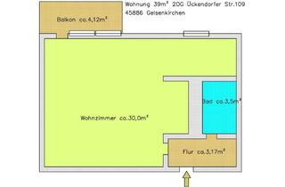 Wohnung mieten in Ückendorfer Straße 109, 45886 Ückendorf, Helle Apartment mit Balkon und Fahrstuhl