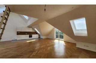 Lofts mieten in Bruchfeldstr 14, 60528 Niederrad, Juwel am Rennbahnpark: Dachgeschloss-Loft mit Skylinesicht und Klimaalg als Erstbezug nach Sanierung