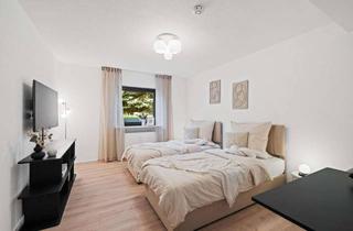 Wohnung mieten in 55232 Alzey, Voll möbliertes All-Inclusive Apartment mit Parkplatz und Gartenbereich in Alzey