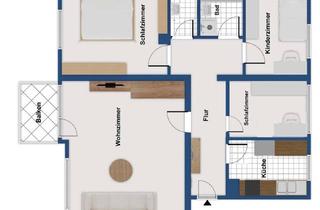 Wohnung mieten in 71665 Vaihingen an der Enz, Erstbezug: Kernsanierte 4-Zimmer Wohnung in Vaihingen Enz