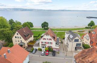 Gewerbeimmobilie kaufen in 88085 Langenargen, Exklusives Seeanwesen in erster Reihe–traditionsreiches Strand-Café inkl. Wohnung und Hotel-Zimmern