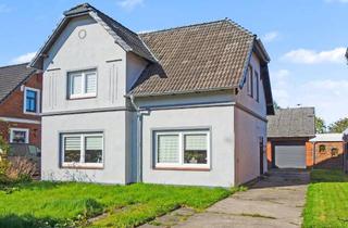 Haus kaufen in 25718 Friedrichskoog, Renovierungsbedürftiges Bürgerhaus mit Garage in Friedrichskoog