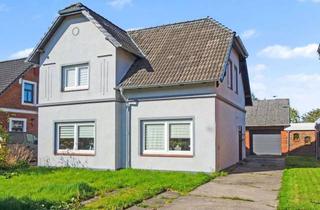 Einfamilienhaus kaufen in 25718 Friedrichskoog, Renovierungsbedürftiges Einfamilienhaus mit Garage in Friedrichskoog