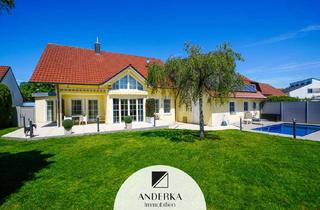 Haus kaufen in 89362 Offingen, Ankommen, wohlfühlen, genießen – Exklusives Familienhaus mit Pool in Offingen zu verkaufen!
