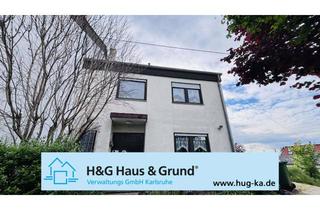 Einfamilienhaus kaufen in 75015 Bretten, Vermietetes Einfamilienhaus (DHH) mit Garten in ruhiger Wohnlage von Bretten-Diedelsheim