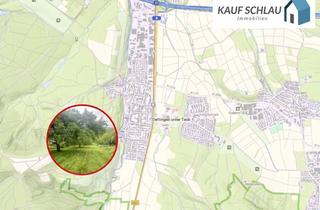 Grundstück zu kaufen in 73265 Dettingen, Natur pur & Teckblick: Attraktives Freizeitgrundstück (746 m²) in Dettingen u. T.