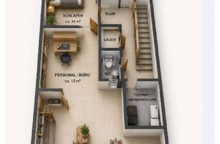 Geschäftslokal mieten in Norderstraße 17, 25813 Husum, Live & Work in bester Lage von Husum - Gewerbe und "Ladenwohnung" (55 m²) zu vermieten