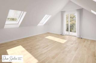 Wohnung kaufen in 63452 Hanau, Sommerpreise • Emissionsfreier Neubau • DG-Wohnung mit 2 Zimmern • Balkon & große Dachterrasse