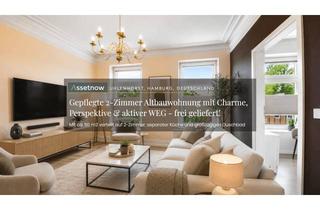 Wohnung kaufen in 22085 Barmbek-Süd, Uhlenhorst: Gepflegte Altbauwohnung mit Charme, Perspektive & aktiver WEG