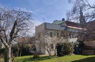 Wohnung mieten in Berliner Straße 12, 01558 Großenhain, Dachwohnung, große Sonnenterasse, Blick auf den Gemeinschaftsgarten