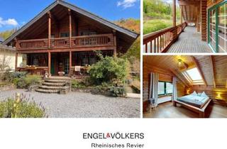 Villa kaufen in 53940 Hellenthal, Wellnessoase in ländlicher idylle: Holzblock-Villa mit Einliegerwohnung