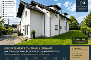 Haus kaufen in 57589 Pracht, 260 m² Wohnfläche | 967 m² Grundstück | Zwei Wohneinheiten | Vielfältige Nutzungsmöglichkeiten