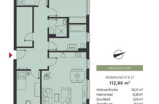 Wohnung kaufen in Straße Am Berg 19, 18182 Bentwisch, 4 Zimmer Wohnung im EG mit Terrasse und Garten - Barrierefrei- im Bergquartier Bentwisch
