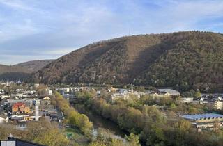 Wohnung kaufen in 56130 Bad Ems, Terrassenwohnung mit großem Sonnenbalkon und Blick auf die Lahn in Bad Ems