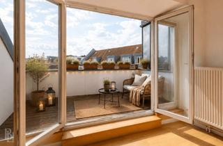 Wohnung kaufen in 12487 Johannisthal, Sonnige Dachgeschosswohnung mit großem Südbalkon – 3 Zimmer in Berlin-Johannisthal